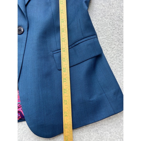 Jessica Altman Womens Blazer Gray Wool Blend Office Career Single Button‎ Lined - Picture 5 of 10